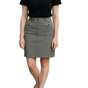 NWOT DStudio Striped A-Line Skirt Size 8